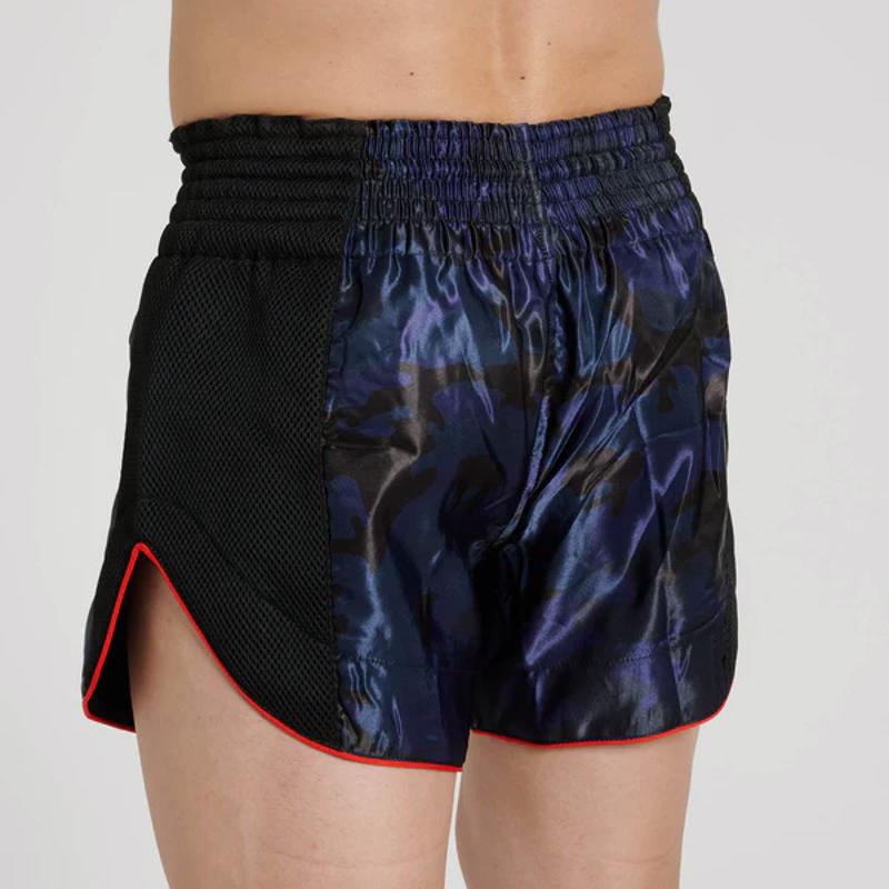Leone CAMO thai/kick FIGHT SHORTS-blue